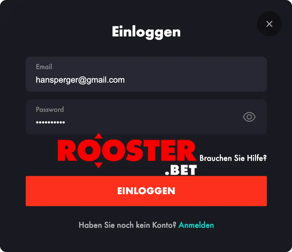 roosterbet casino login